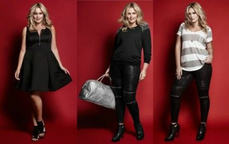 Skådespelerskan lanserar rockig plus size-kollektion