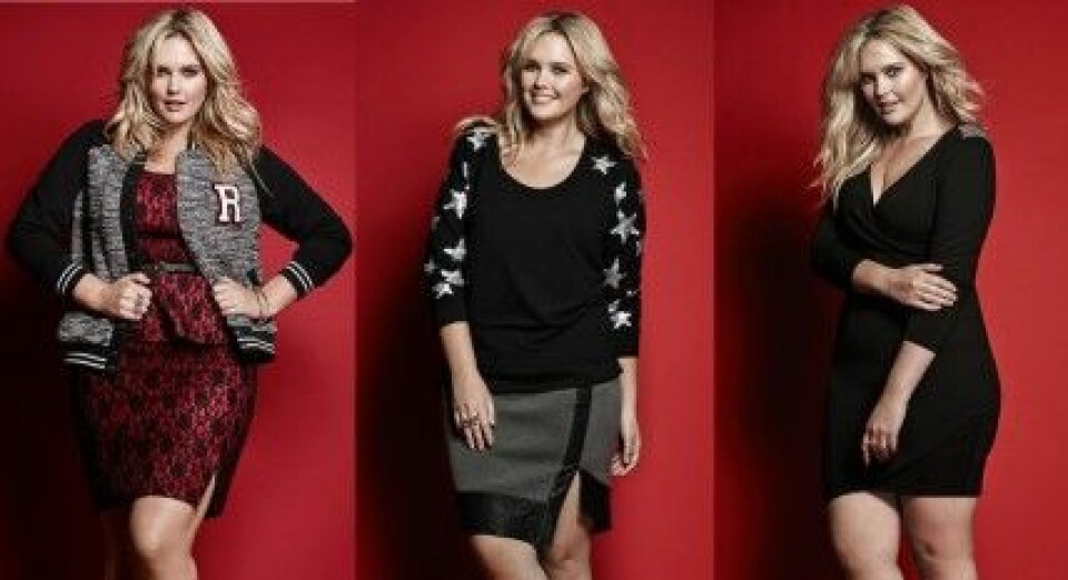 Skådespelerskan lanserar rockig plus size-kollektion