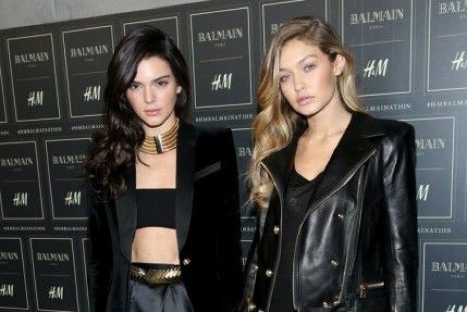 Kendall Jenner och Gigi Hadid. Kendall Jenner och Gigi Hadid.