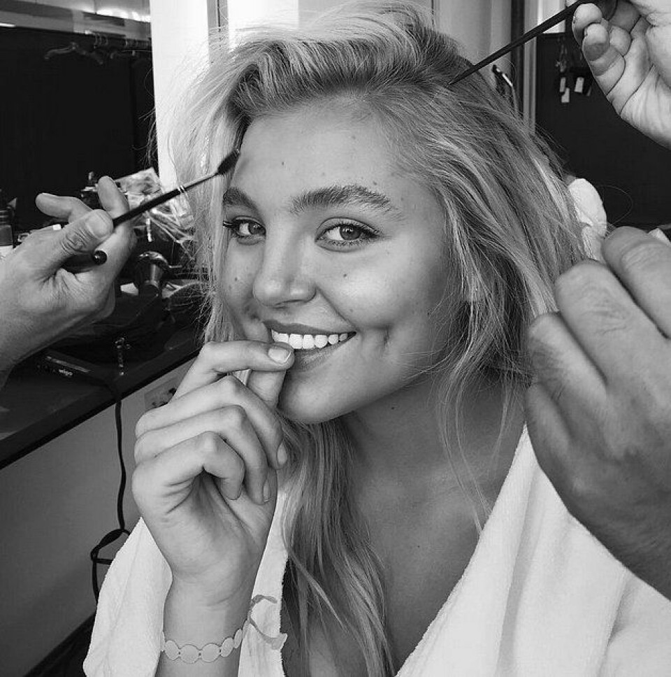 Victoria's secret-modellen Rachel Hilbert finns på Snapchat under namnet @rachelhilbert