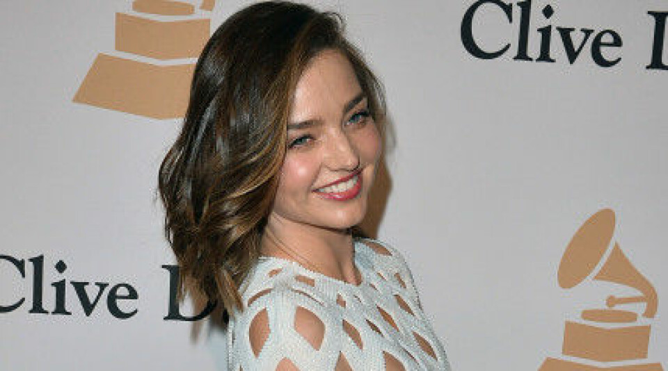 Miranda Kerr i en trendig lob. Miranda Kerr i en trendig lob.