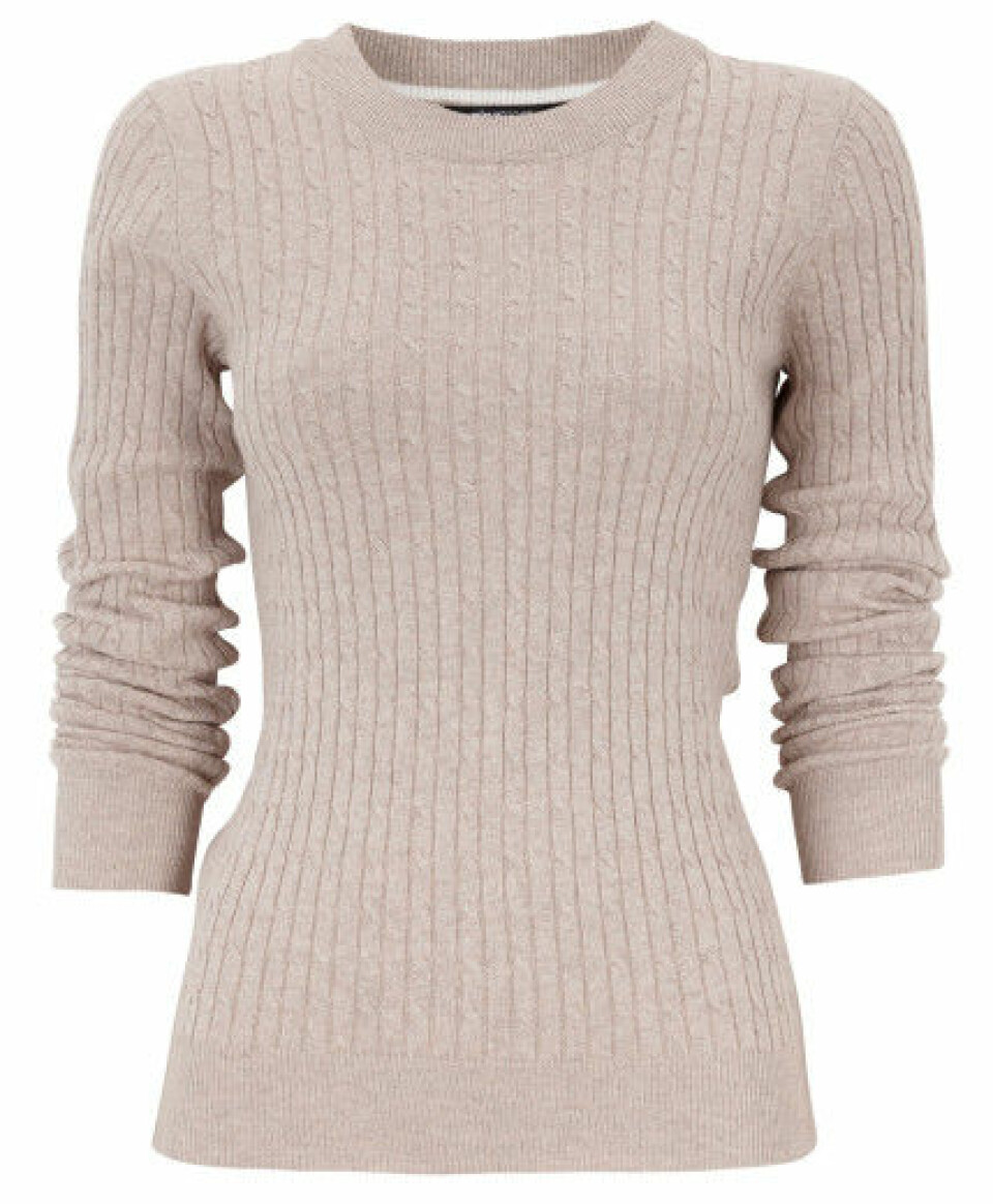 Beige baströja, Gina Tricot, 199 kr Beige baströja, Gina Tricot, 199 kr