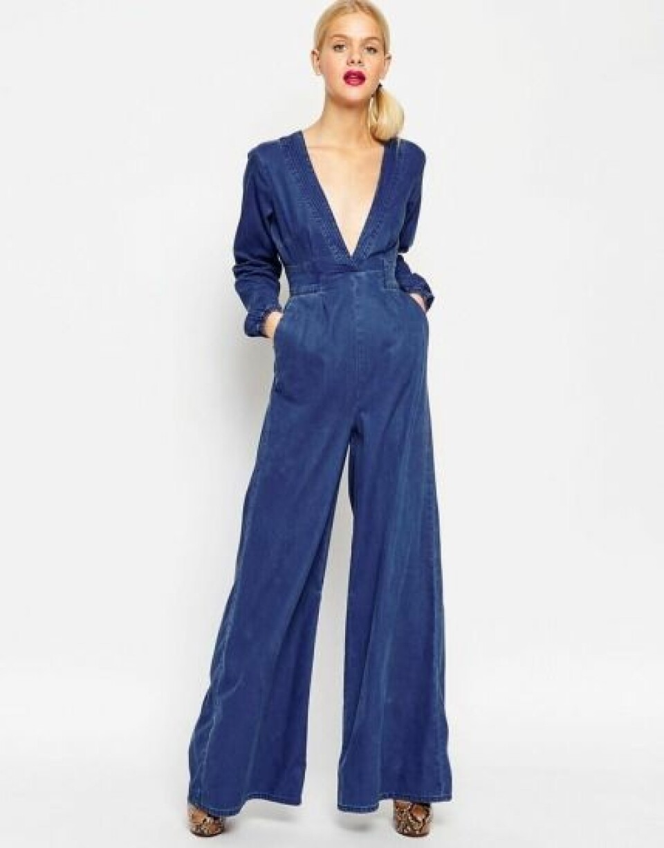 12 snygga hängselbyxor och jumpsuits i jeans