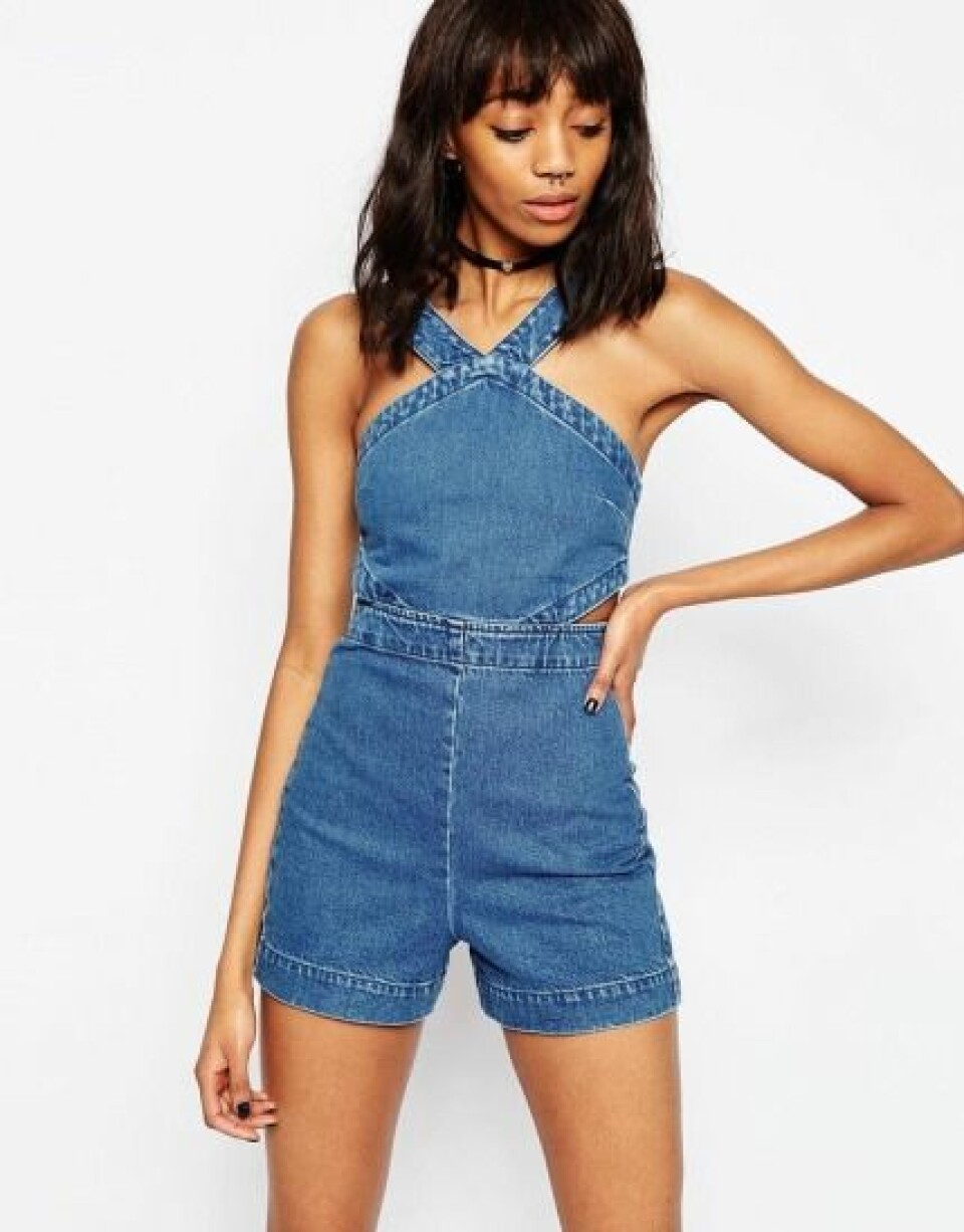 12 snygga hängselbyxor och jumpsuits i jeans