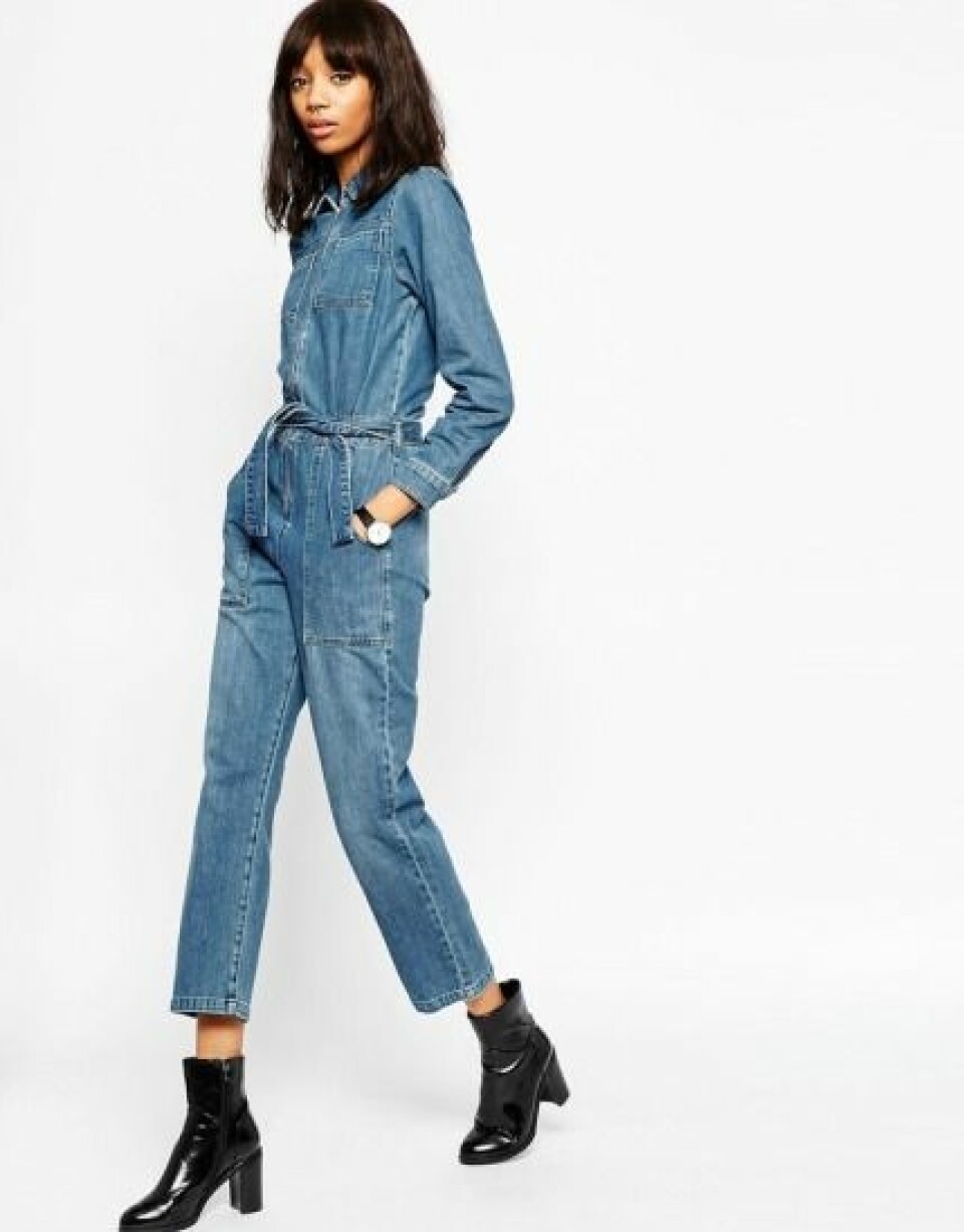 12 snygga hängselbyxor och jumpsuits i jeans