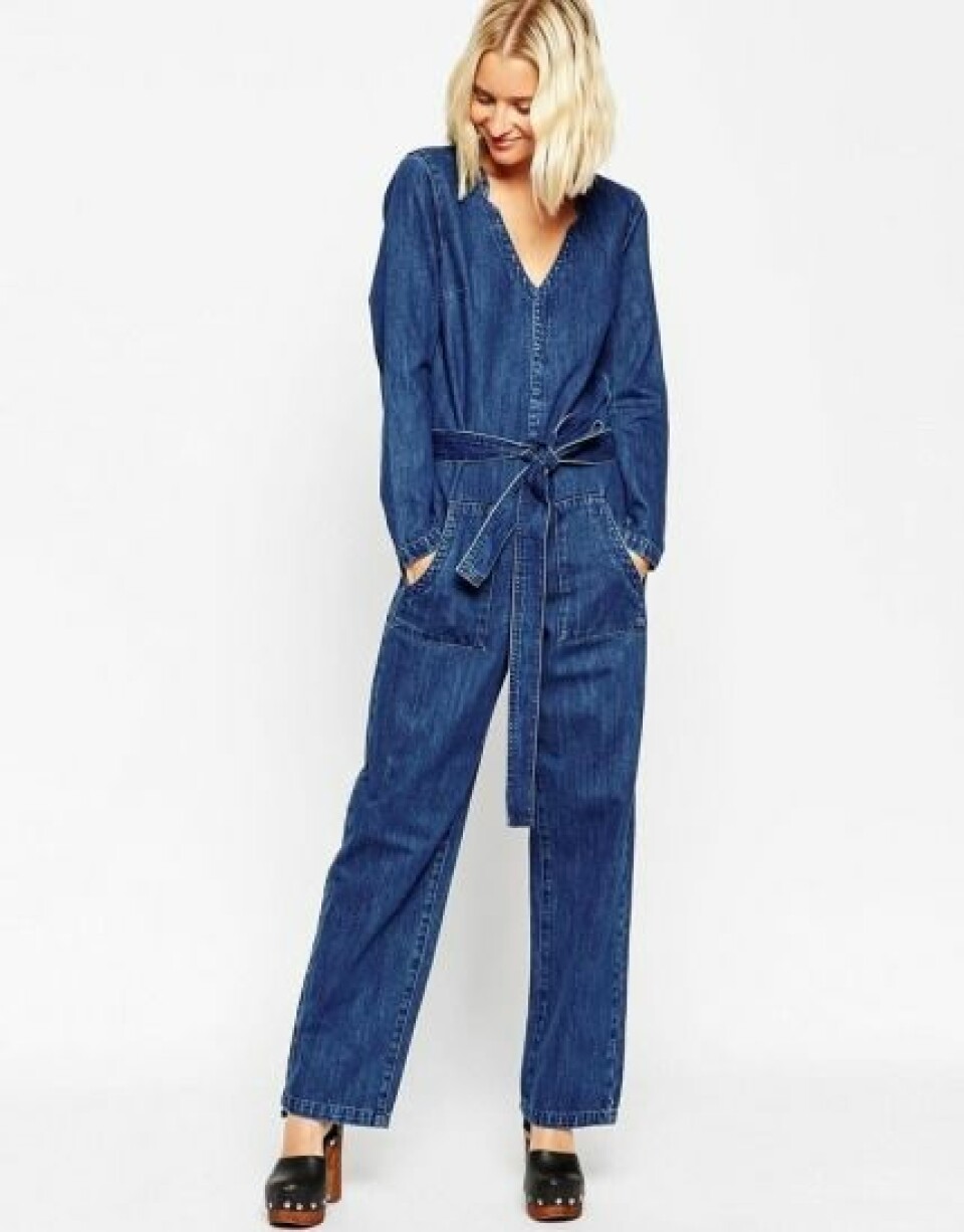12 snygga hängselbyxor och jumpsuits i jeans