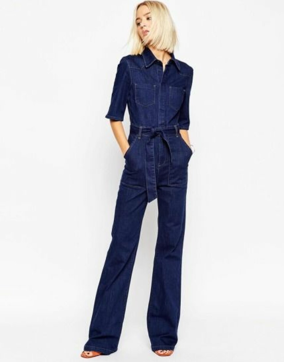 12 snygga hängselbyxor och jumpsuits i jeans