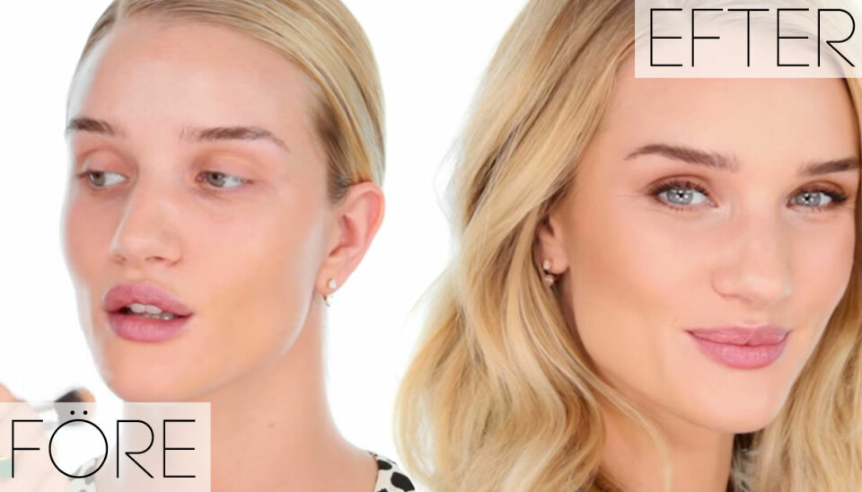 Tutorial: Så lätt sminkar du Rosie Huntington-Whiteleys signaturlook