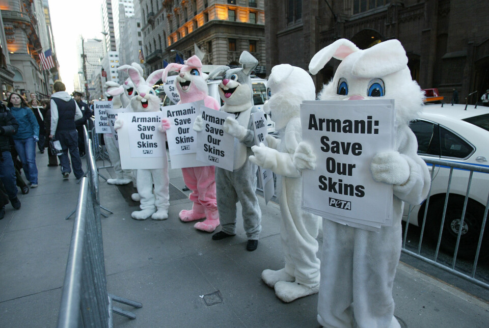 Armani har länge kritiserats för användandet av äkta päls. Armani har länge kritiserats för användandet av äkta päls.