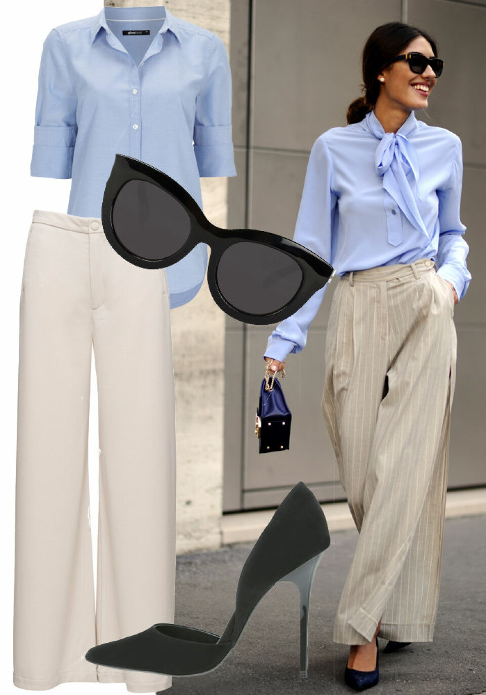Tre looks: Så stylar du den blå skjortan i vår
