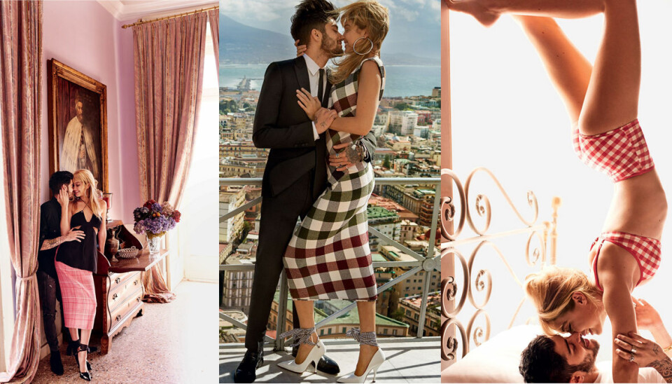Gigi Hadid och pojkvännen Zayn Malik plåtas för Vogue