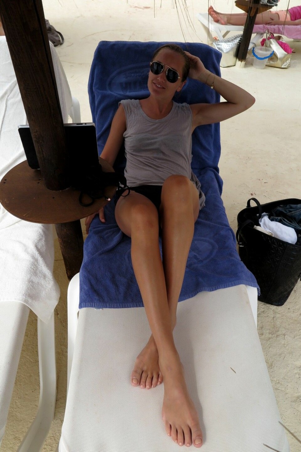 Baaams chefredaktör Caroline Sandström trivs på Mallorca. Baaams chefredaktör Caroline Sandström trivs på Mallorca.