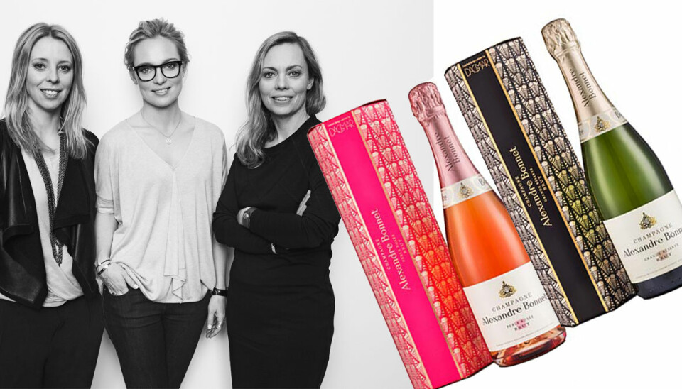Dagmar släpper champagne med Alexandre Bonnet