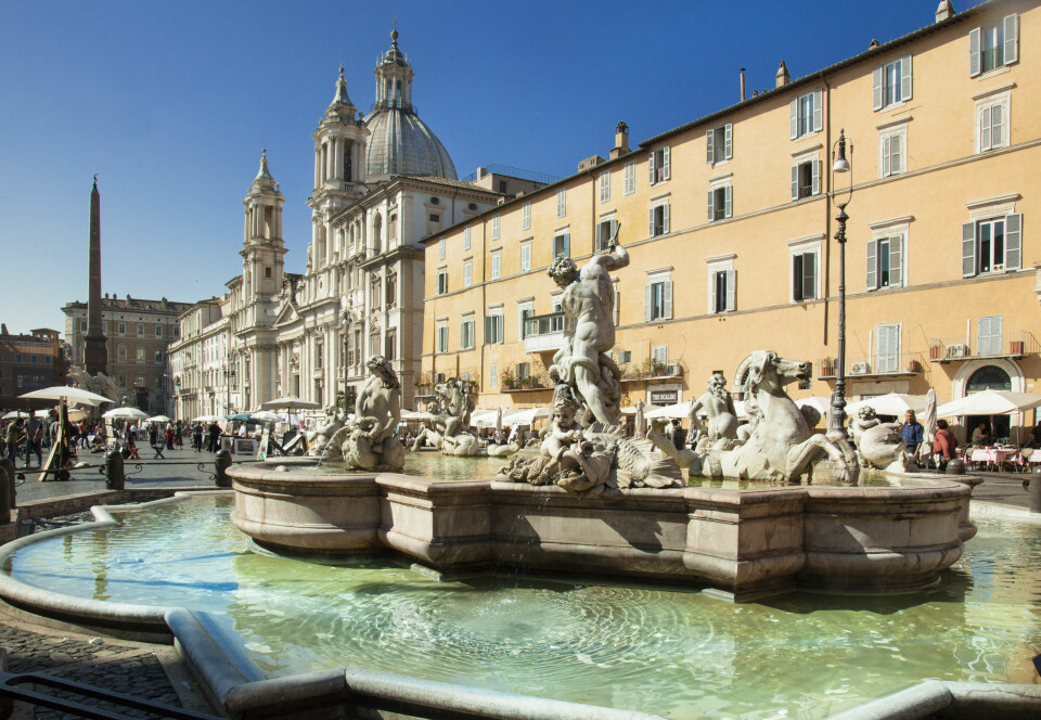 Piazza Navona i Rom. Piazza Navona i Rom.