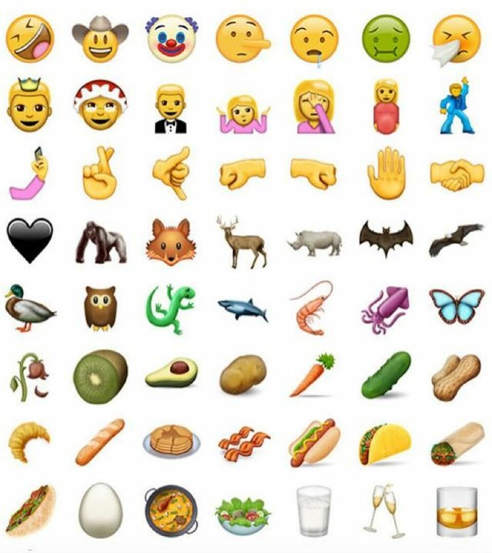 Apple släpper 72 nya emojis i juni 2016. Apple släpper 72 nya emojis i juni 2016.