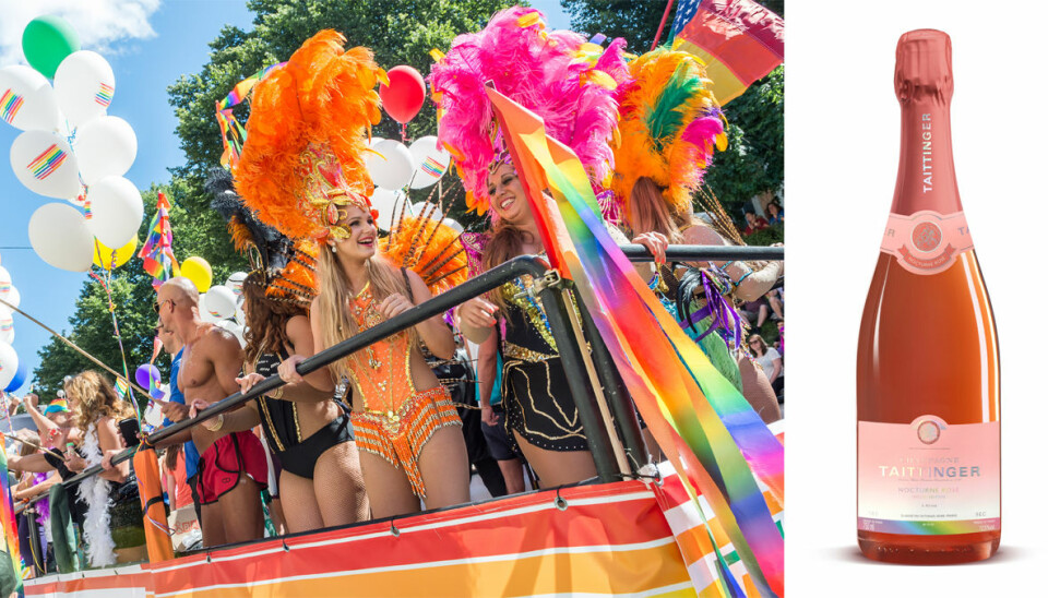 Taittinger lanserar champagne med regnbågsflagga inför Pride