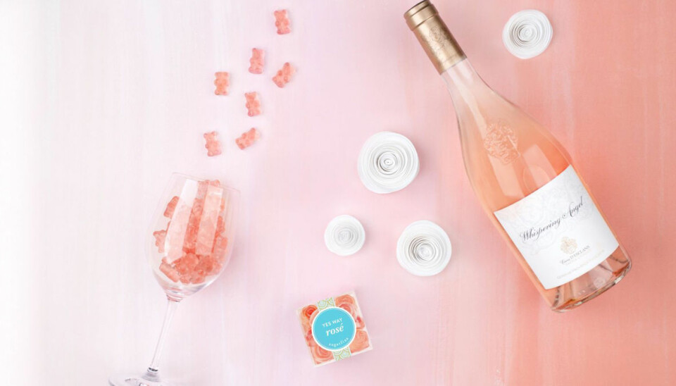 Godis med smak av rosévin är allt du behöver i sommar