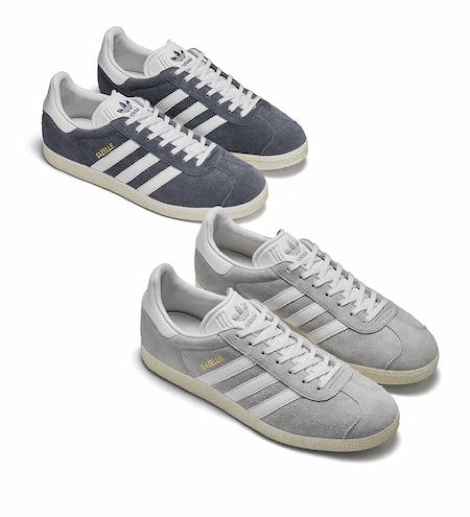 Modellen Gazelle återlanseras av Adidas. Modellen Gazelle återlanseras av Adidas.