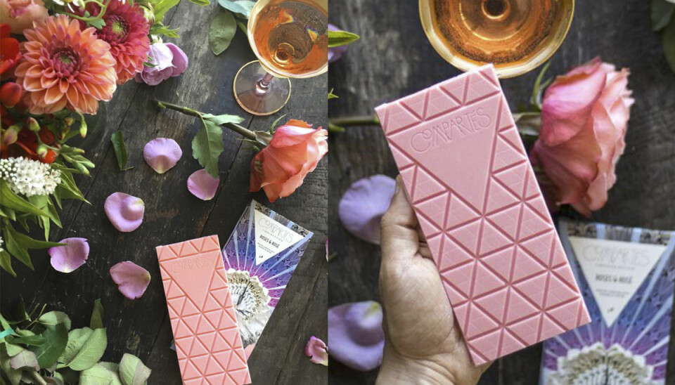 Chokladkaka med smak av rosévin har blivit verklighet