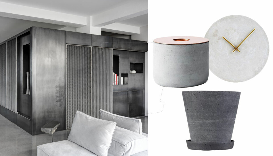 Inspiration: 17 snygga inredningsidéer med betong