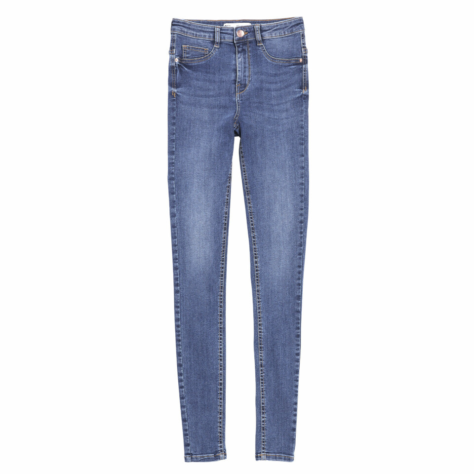 Blåjeans med hög midja, 299 kr