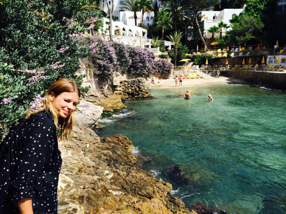 Daniella Upmark åker gärna till Mallorca. Daniella Upmark åker gärna till Mallorca.