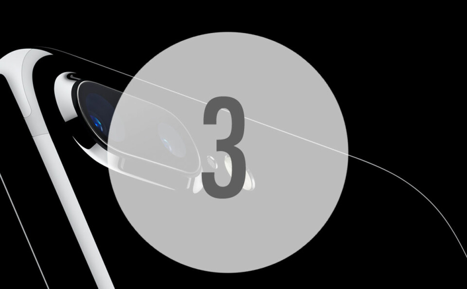 3. Kameran får två linser. Iphone 7 plus har två kameror med 12 megapixels upplösning och bättre zoomfunktion.
