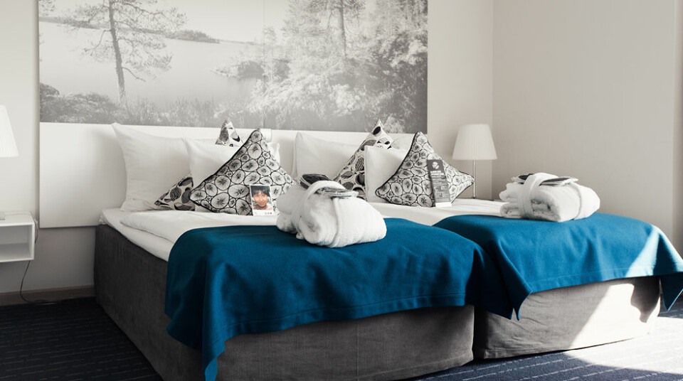 Hotellrum på Clarion Sign i Stockholm. Hotellrum på Clarion Sign i Stockholm.