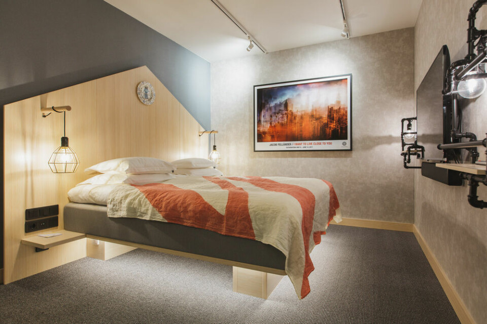Hotellrum på Urban Deli i Stockholm. Hotellrum på Urban Deli i Stockholm.