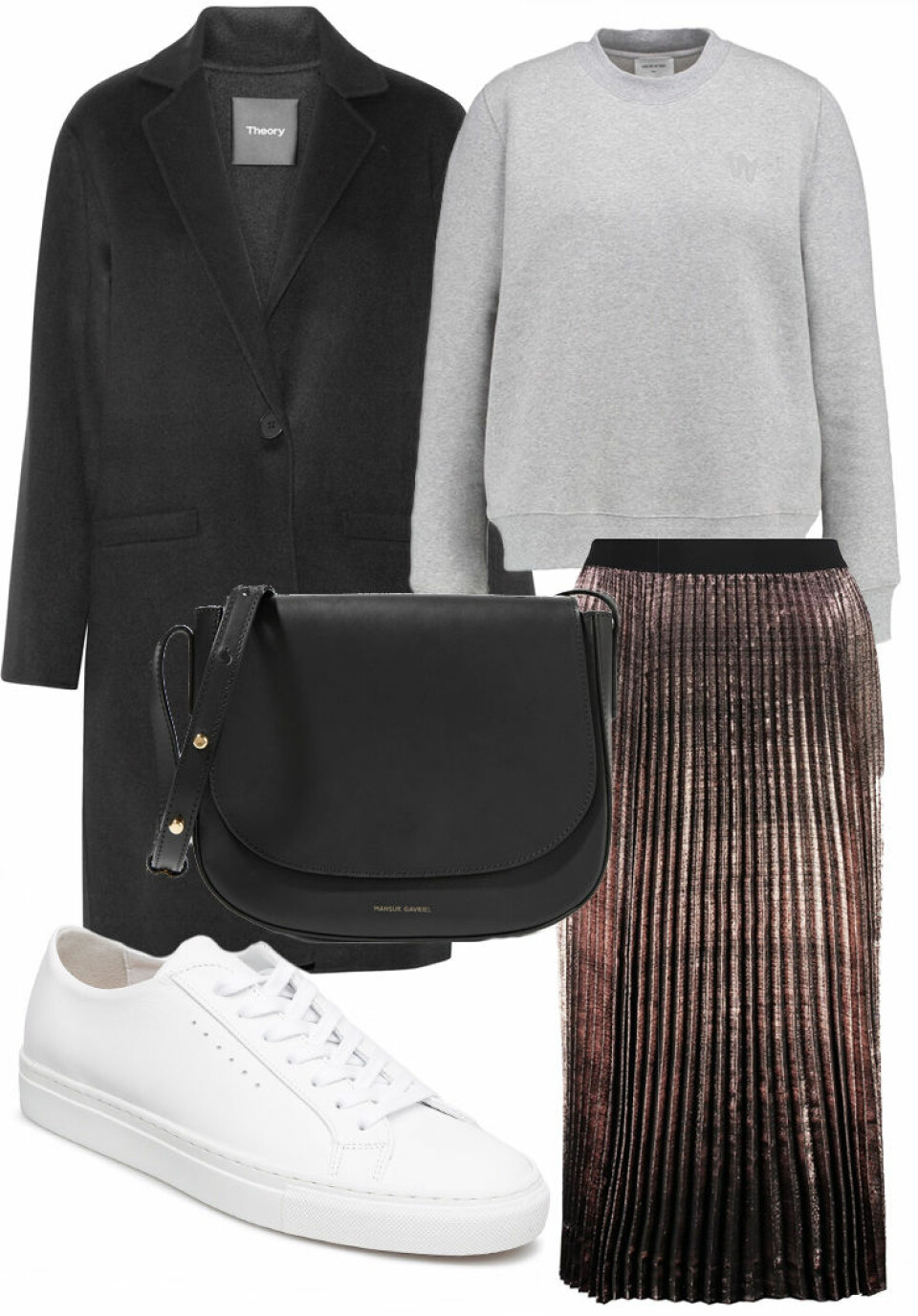 Budget vs. lyx – snygg höstoutfit med kjol och sneakers