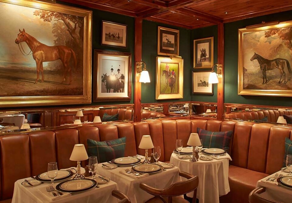 Drinken serveras på Ralph Laurens bar i New York. Drinken serveras på Ralph Laurens bar i New York.