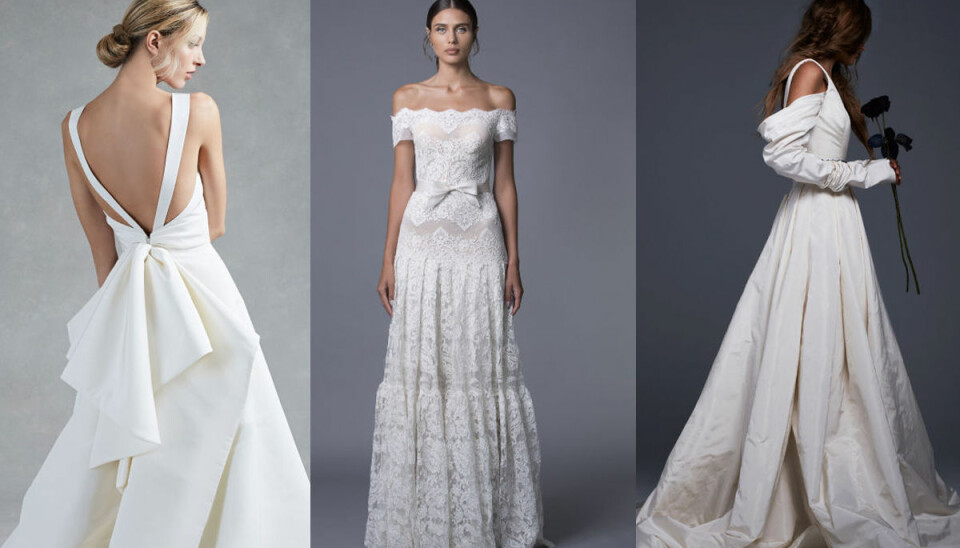 32 inspirerande brudklänningar från Bridal Fashion Week