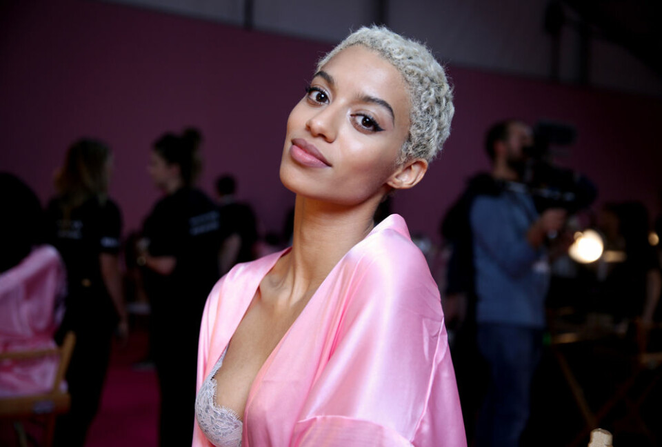 Mandatory Credit: Photo by WWD/REX/Shutterstock (7528545cg)Jourdana Elizabeth backstageVictoria's Secret Fashion Show, Backstage, Grand Palais, Paris, France - 30 Nov 2016
