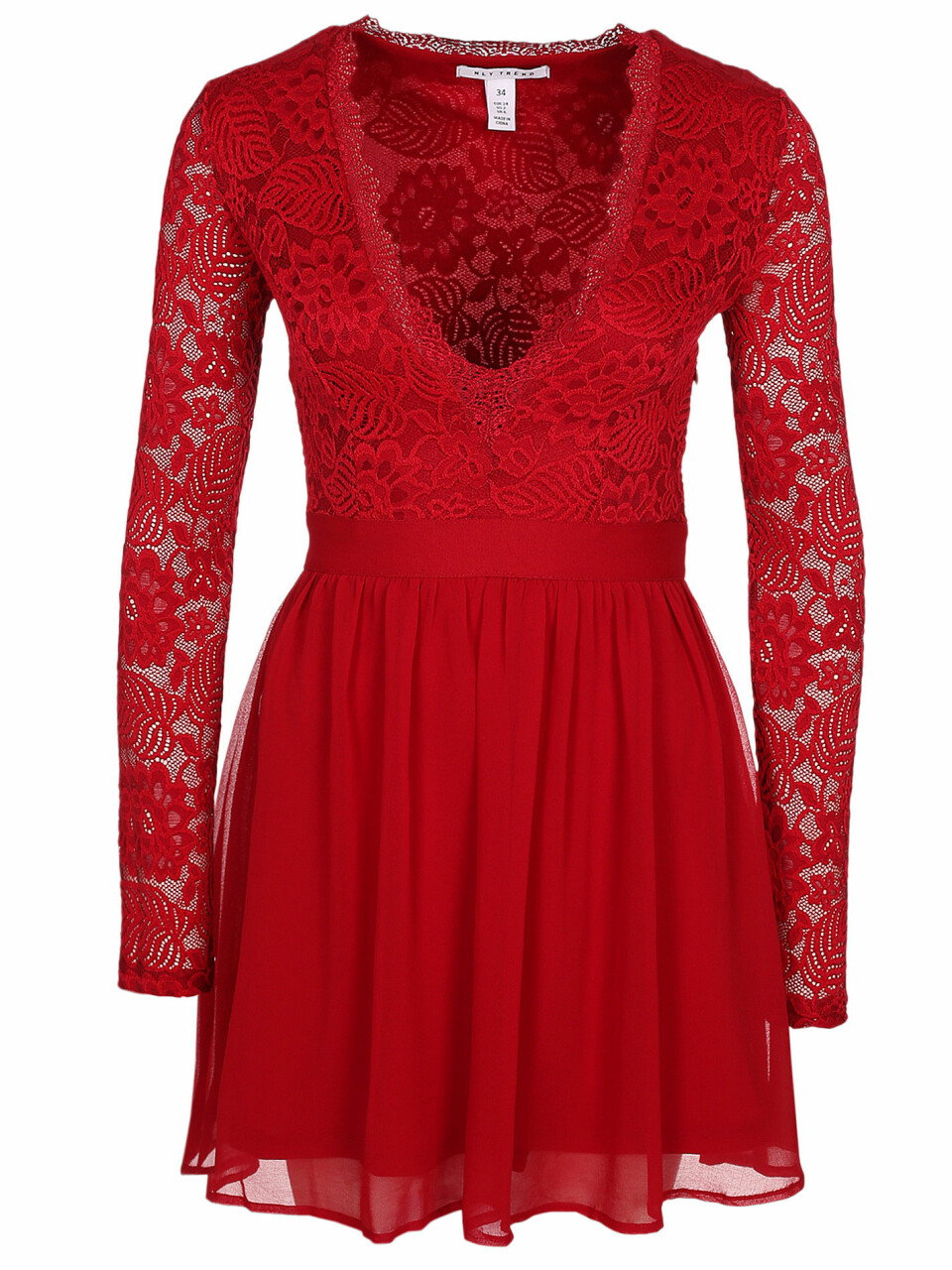 21 röda spetsklänningar – perfekta till julafton