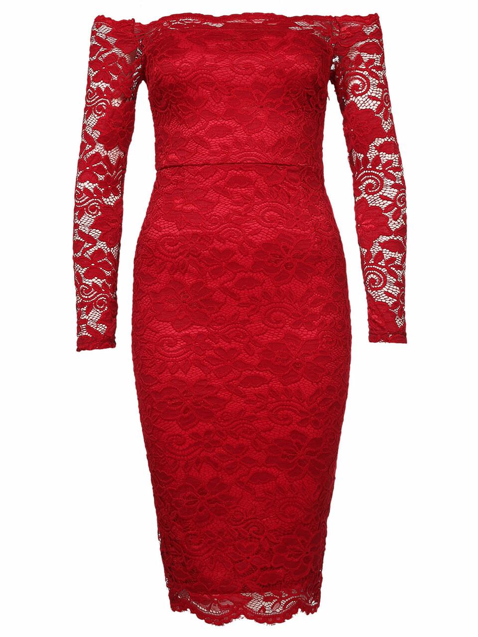 21 röda spetsklänningar – perfekta till julafton