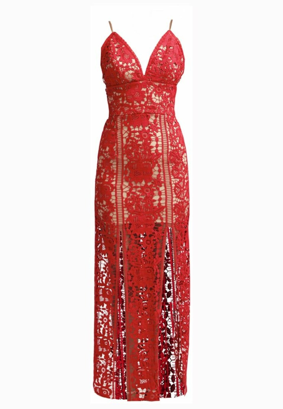 21 röda spetsklänningar – perfekta till julafton