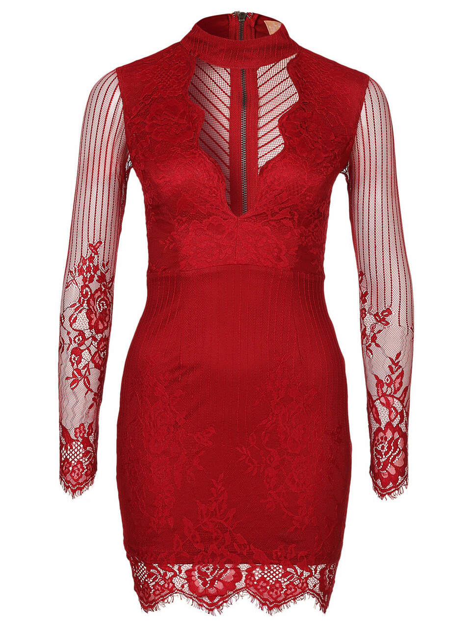 21 röda spetsklänningar – perfekta till julafton