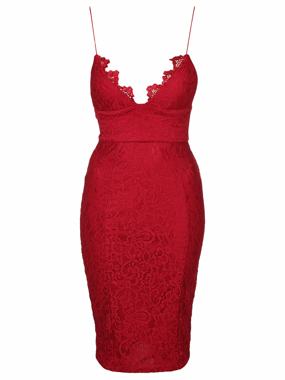 21 röda spetsklänningar – perfekta till julafton