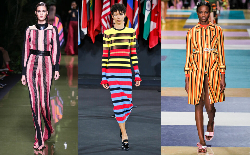 Randigt vårmode från Balmain, Opening Ceremony och Miu Miu Randigt vårmode från Balmain, Opening Ceremony och Miu Miu