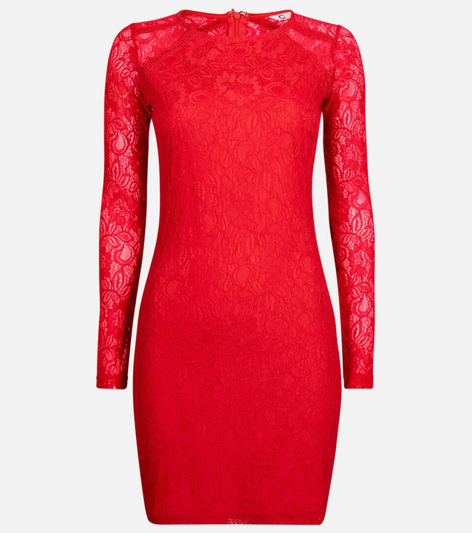 21 röda spetsklänningar – perfekta till julafton