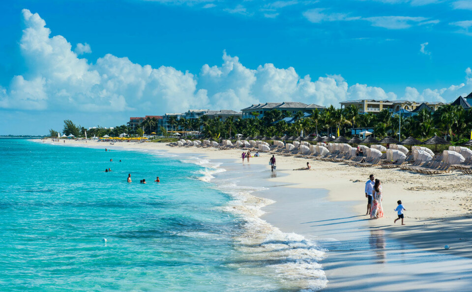 Turks- och Caicosöarna: Turks och Caicos-öarna består av flera öar och beskrivs som ett paradis för den som älskar att dyka och snorkla.