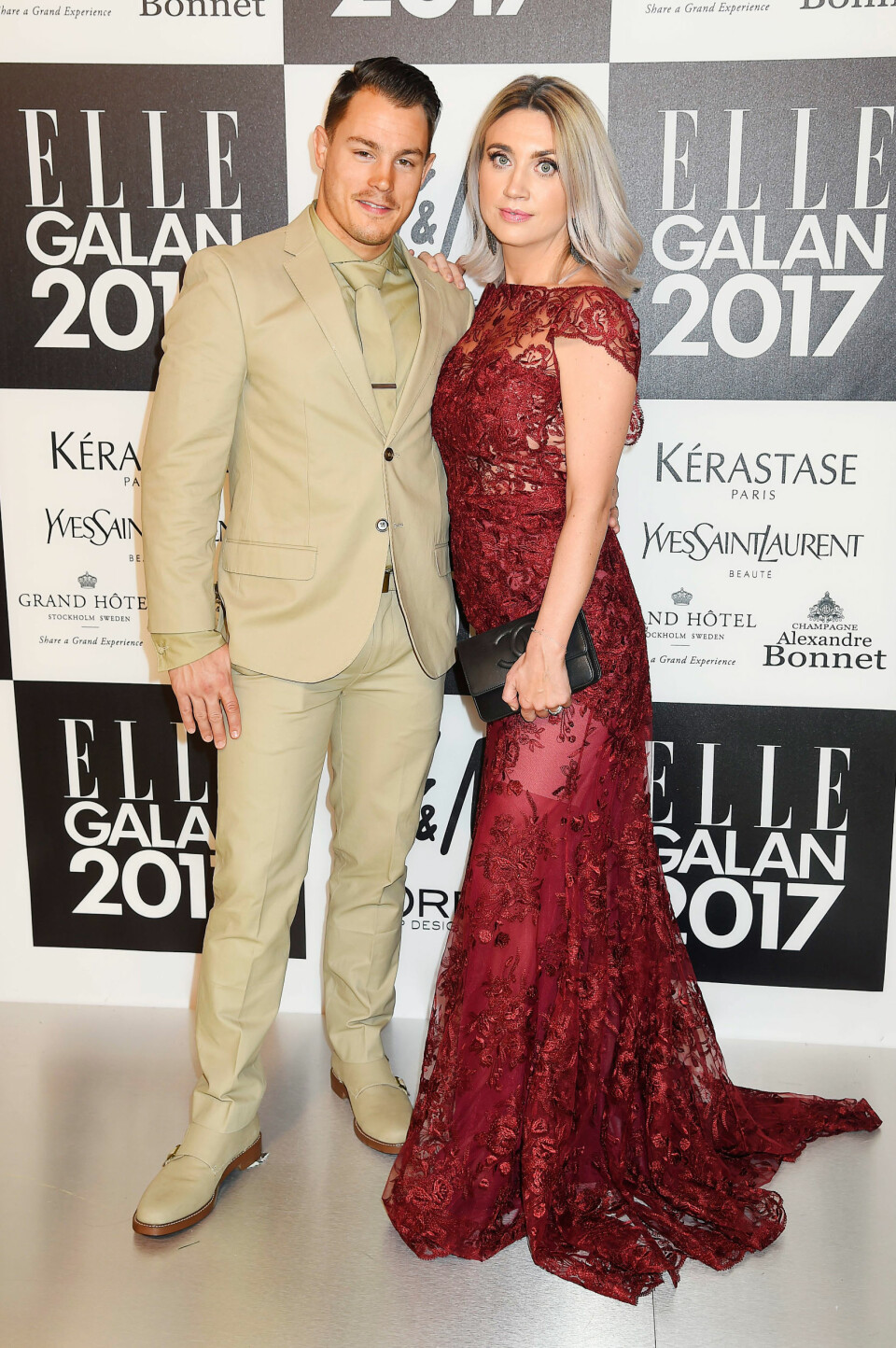 Simon Sköld och Camilla Läckberg