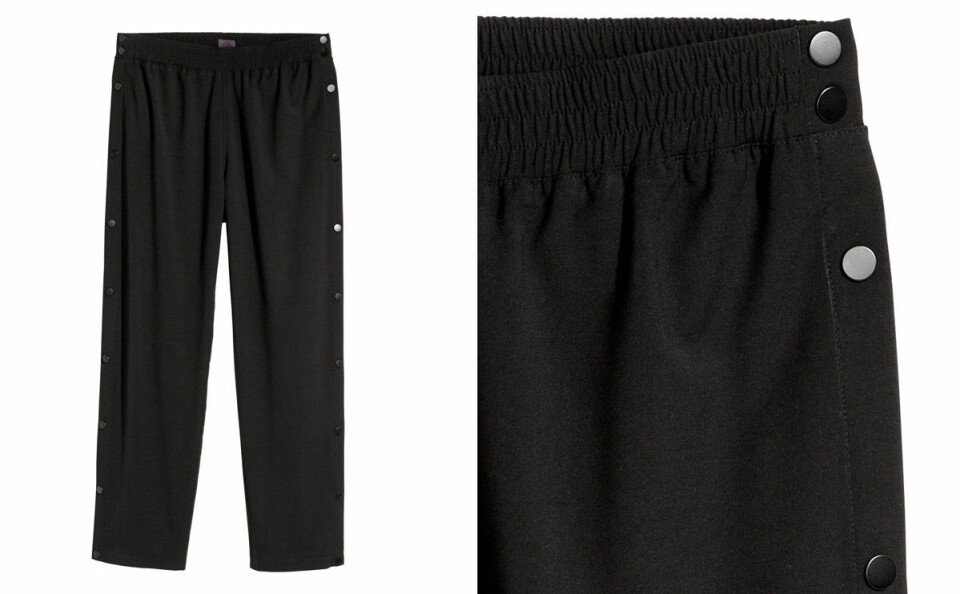 H&M släpper byxor med knappar i sidan, 399 kr. H&M släpper byxor med knappar i sidan, 399 kr.