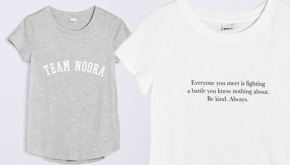 Gina Tricot släpper kollektion med Skam-tröjor