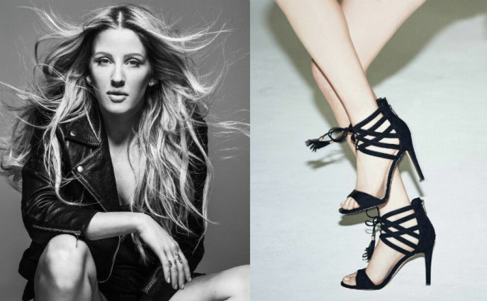 Ellie Goulding designar skor för skokedjan Deichmann