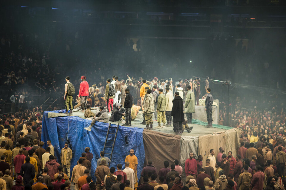 Kanye Wests show Yeezy. Kanye Wests show Yeezy.