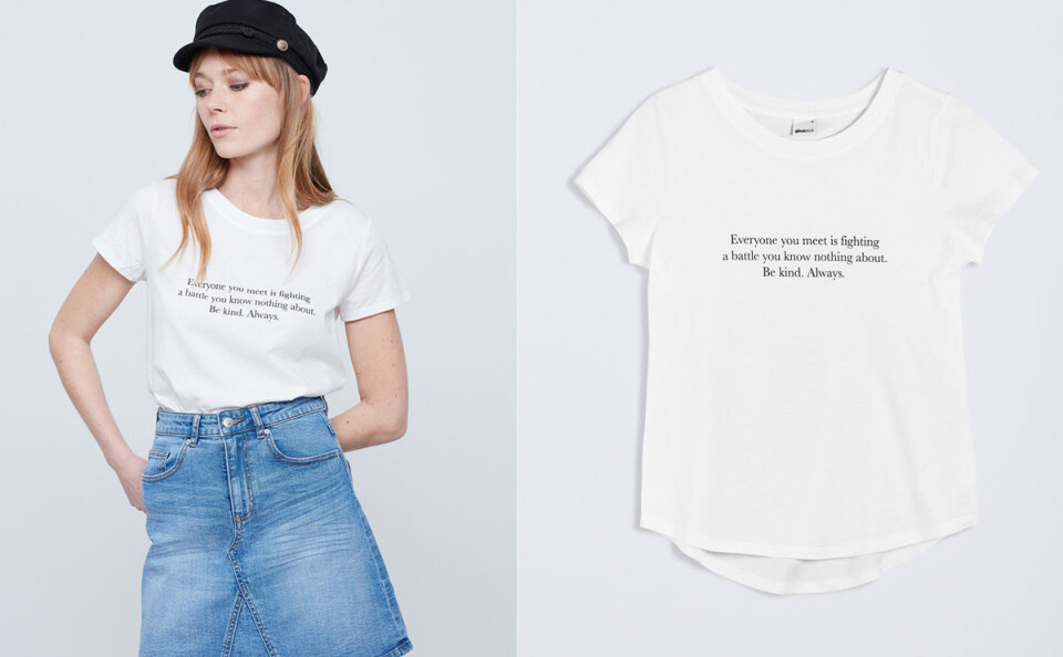 Gina Tricot släpper kollektion med Skam-tröjor