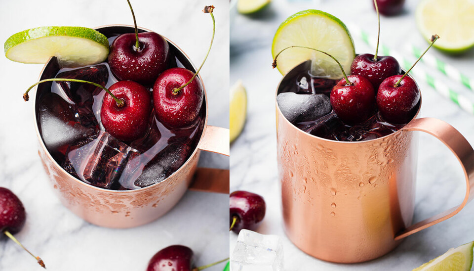 Uppdatera trenddrinken: Så gör du cherry moscow mule