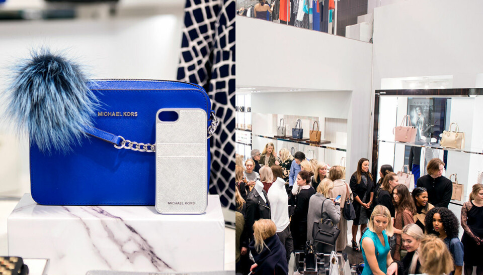 Se bilderna från invigningen av Michael Kors nya butik