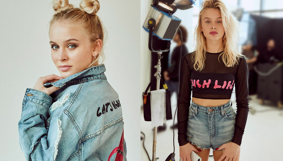 Zara Larsson berättar allt om sin feministiska klädkollektion